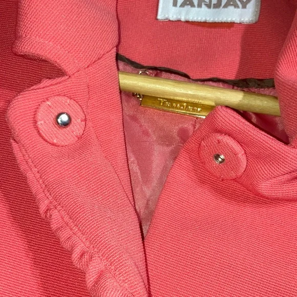 TanJay Pink Ruffle-Trim Blazer Jacket - Picture 6 of 6